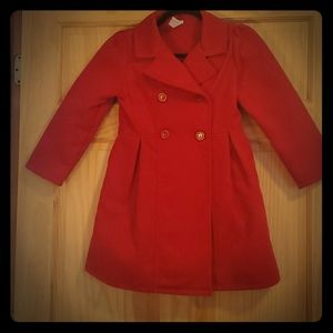 Girls Red Coat